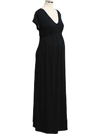 Maternity Tie-Front Maxi Dresses