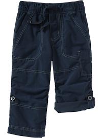 Roll-Up Poplin Pants for Baby