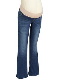 Maternity Demi-Panel Skinny Mini-Flare Jeans