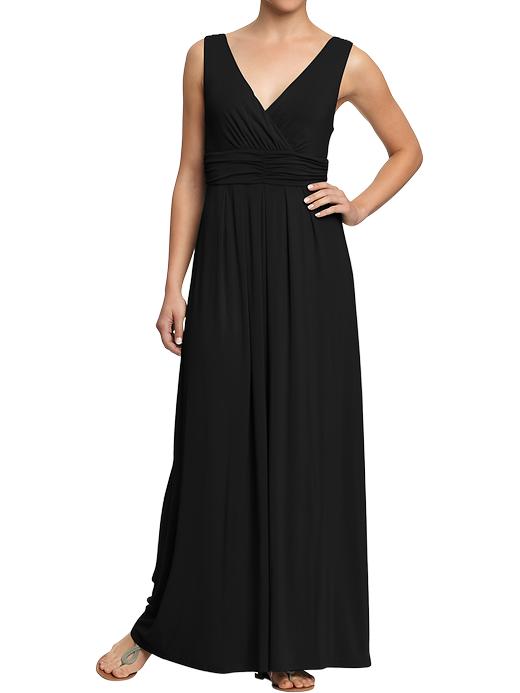 Old Navy Womens Cross Front Jersey Maxi Dresses