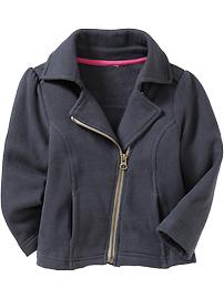 Fleece Moto Jackets for Baby