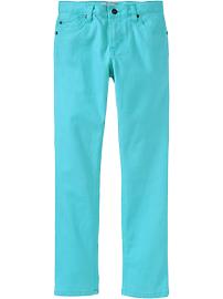 Boys Pop-Color Super Skinny Jeans
