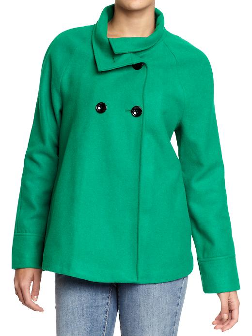 Old Navy Womens Wool Blend Cape Coats