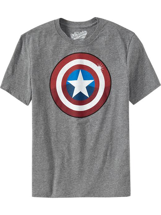 Old Navy Mens Marvel Captain America Tees