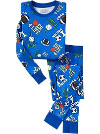 Boys Sports-Graphic PJ Sets