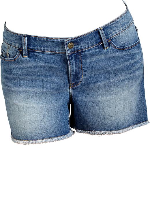 Old Navy Womens Plus Denim Cut Off Shorts 4" plus size,  plus size fashion plus size appare 