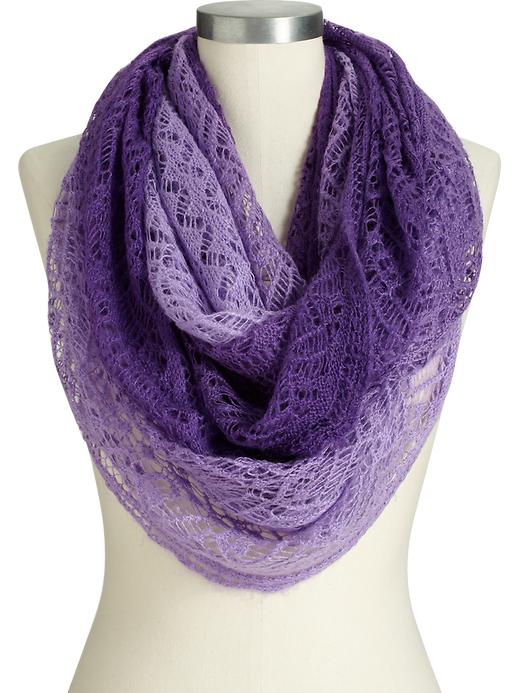 Old Navy Womens Pointelle Infinity Scarves