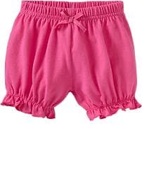 Ruffle-Trim Jersey Shorts for Baby