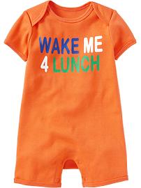 Graphic Jersey One-Pieces for Baby