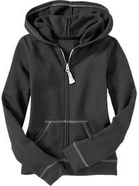 Girls Zip-Front Fleece Hoodies