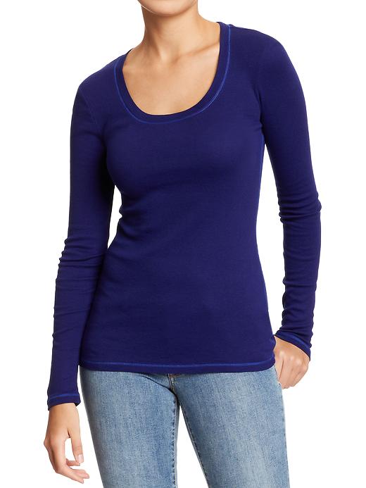 Old Navy Womens Long Sleeve Crew Tees