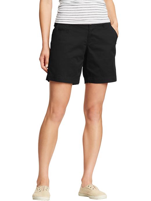 Old Navy Womens Perfect Khaki Shorts 7'