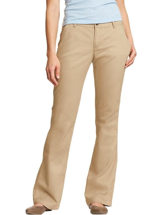 View large product image 1 of 2. The Sweetheart Everyday Boot-Cut Khakis