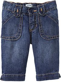 Skinny Denim Capris for Baby