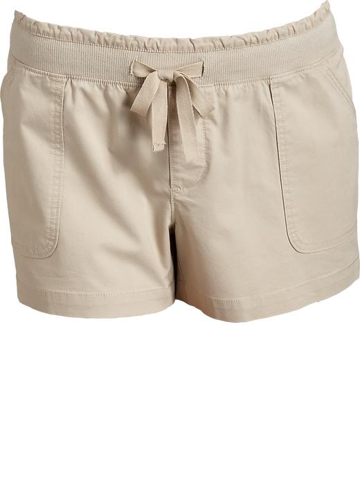 Old Navy Womens Plus Rib Waist Twill Shorts 3 1/2" plus size,  plus size fashion plus size appare 