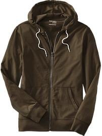 Men's Lightweight Jersey Zip Hoodies