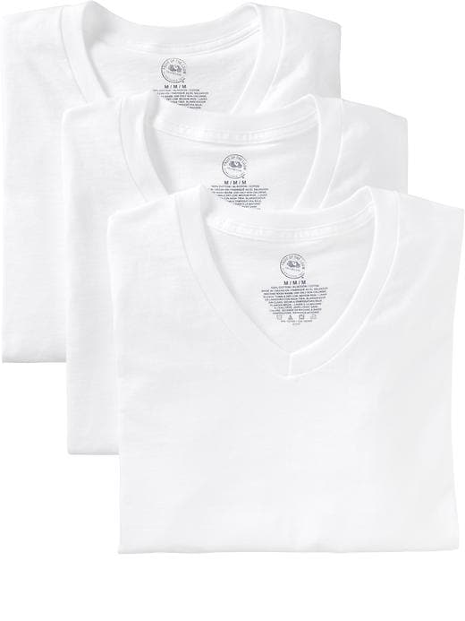 View large product image 1 of 2. Men's Fruit of the Loom&#174 V-Neck Tee 3-Packs