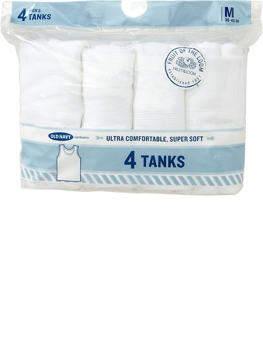 View large product image 2 of 2. Men's Fruit of the Loom&#174 Tank 4-Packs