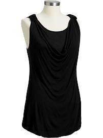 Maternity Cowl-Neck Nursing Tanks
