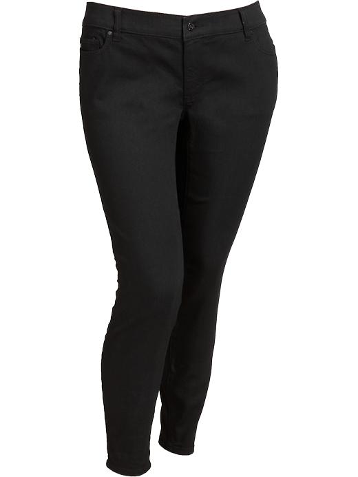 Old Navy Womens Plus The Rockstar Black Skinny Jeans