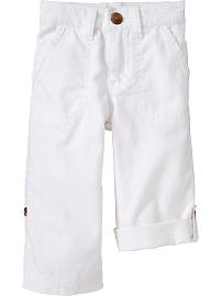 Linen-Blend Roll-Up Pants for Baby