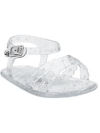 Glitter-Jelly Sandals for Baby