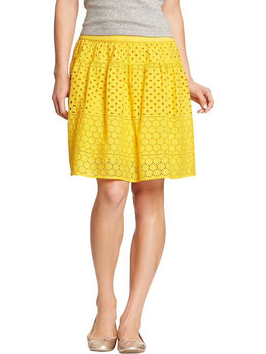 Old Navy Womens Eyelet Skirts