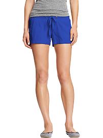 Women's Linen-Blend Drawstring Shorts (3-1/2")