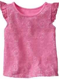 Lace-Front Flutter Tanks for Baby
