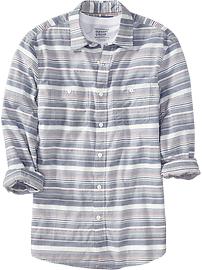 Men's Patterned Slim-Fit Shirts