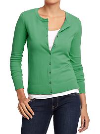 Women's Button-Front Stretch Cardis