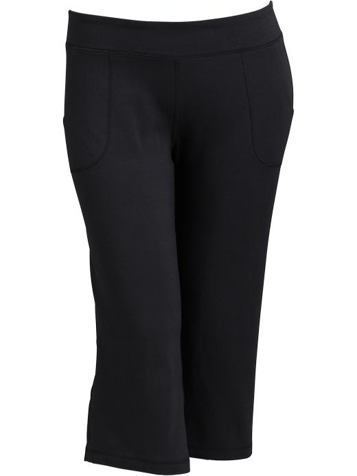View large product image 1 of 1. Women'S Plus Cropped Wide-Leg Yoga Pants