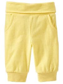 Fold-Over Terry Pants for Baby