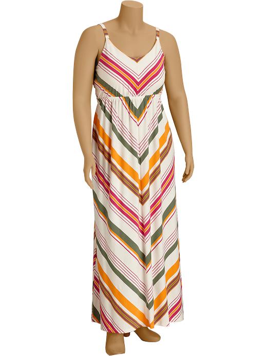 Old Navy Womens Plus Chevron Stripe Maxi Dresses