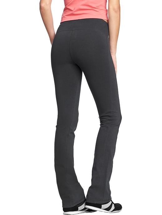 View large product image 2 of 2. Mid-Rise Yoga Boot-Cut Pants for Women