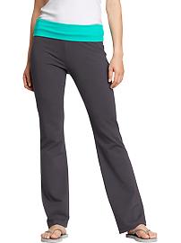 Women's Fold-Over Yoga Pants