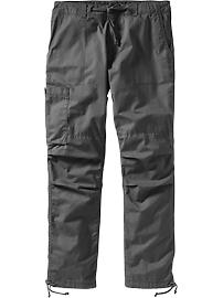 Men's Drawstring-Twill Cargos