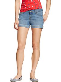 Women's The Diva Cuffed Denim Shorts (3-1/2")