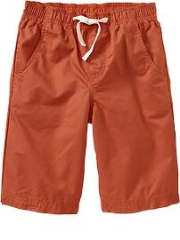 Boys Twill Pull-On Shorts