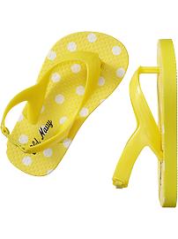 Patterned Flip-Flops for Baby