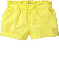 Bow-Tie Poplin Shorts for Baby
