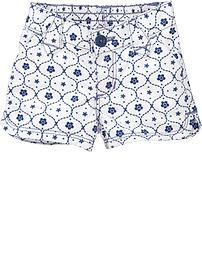 Patterned Denim Shorts for Baby
