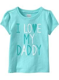 "I Love My Daddy" Tees for Baby