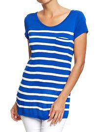 Women's Crew-Neck Pocket Tees