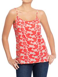 Women's Printed Gauze Tank Tops