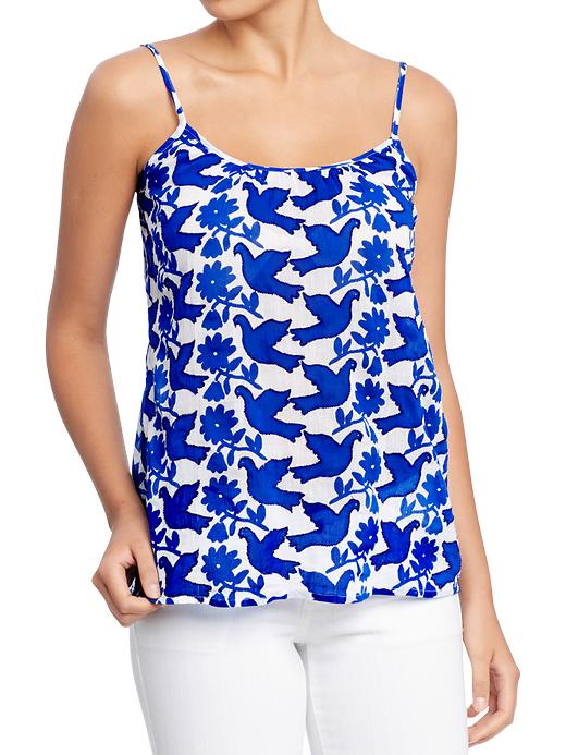 Old Navy Womens Printed Gauze Tank Tops plus size,  plus size fashion plus size appare 