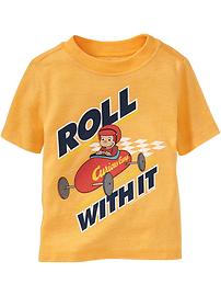 Curious George® "Roll With It" Tees for Baby