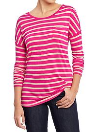Women's Drop-Shoulder Jersey Tops