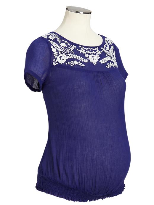 Old Navy Maternity Embroidered Gauze Tops plus size,  plus size fashion plus size appare 