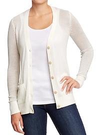 Women's Textured Open-Knit Cardis